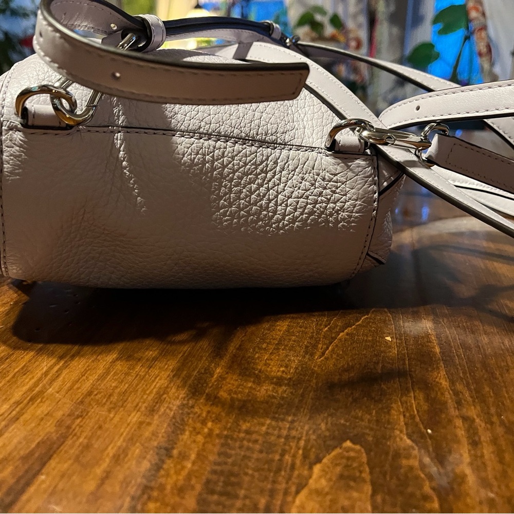 Michael KorsViv soft lilac mist Extra-small Pebbled Leather Mini Backpack - Picture 11 of 16